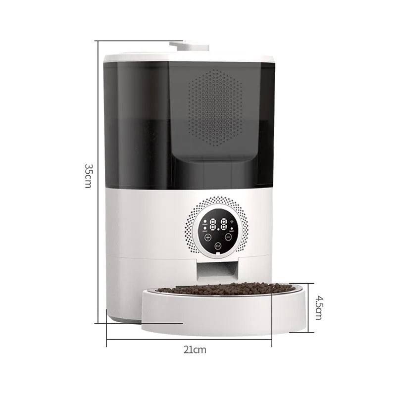 Smart Pet Feeder Cat Dog Food Dispenser Remote Control Automatic Feeder