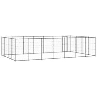 NNEVL Outdoor Dog Kennel Steel 33.88 m²