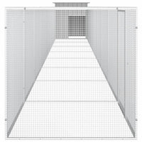 NNEVL Chicken Cage Grey 900x91x100 cm Galvanised Steel