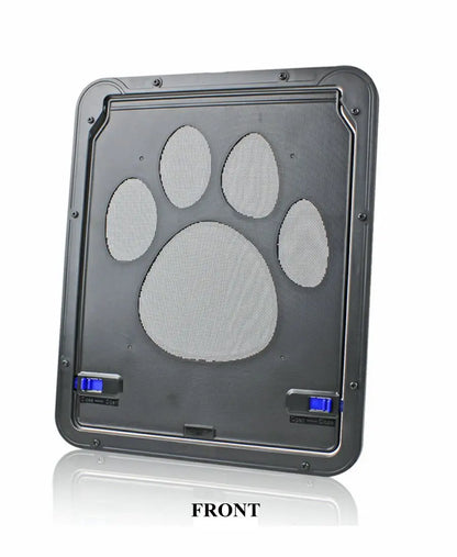 Pet Door Cat Dog Screen Door Lockable Magnetic Flap Screen Automatic Lock Door Suitable for Dogs and Cats Pet Screen Door