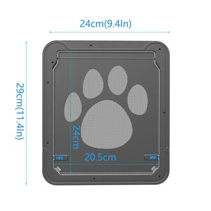 Pet Door Cat Dog Screen Door Lockable Magnetic Flap Screen Automatic Lock Door Suitable for Dogs and Cats Pet Screen Door