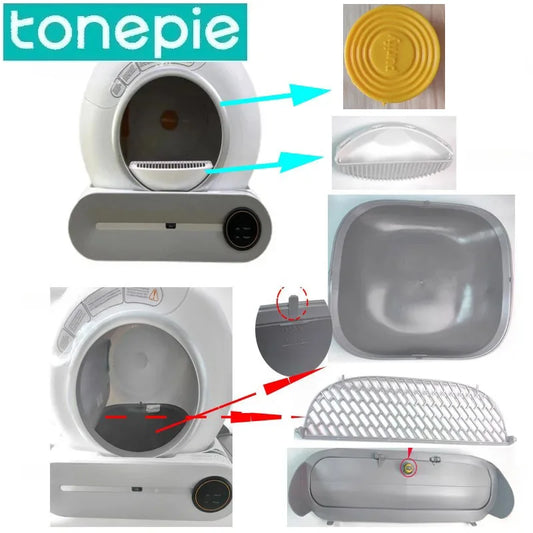 Cat Litter Pad for TONEPIE TI PRO Automatic Cat Litter Box Accessories Silicone Pad Bottom Capsule Garbage Bag Cat Toilet Bag