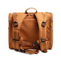 NNEDSZ Brown Pet Carrier Backpack - Comfortable and Stylish for Cats and Small Dogs