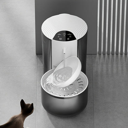 NNETM Smart Cat Water Fountain with 3L, USB & Battery