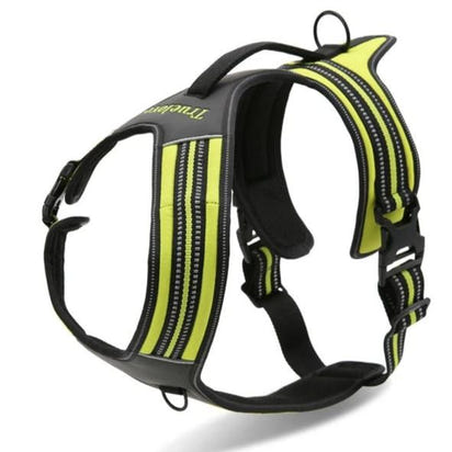 True Love Heavy Duty Sports Dog Harness - Neon Yellow, M